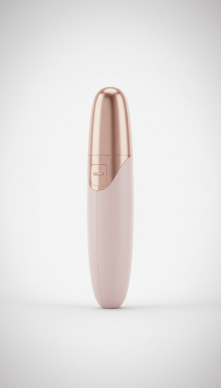 Eyelash Heating Tool with Rose Gold Finish