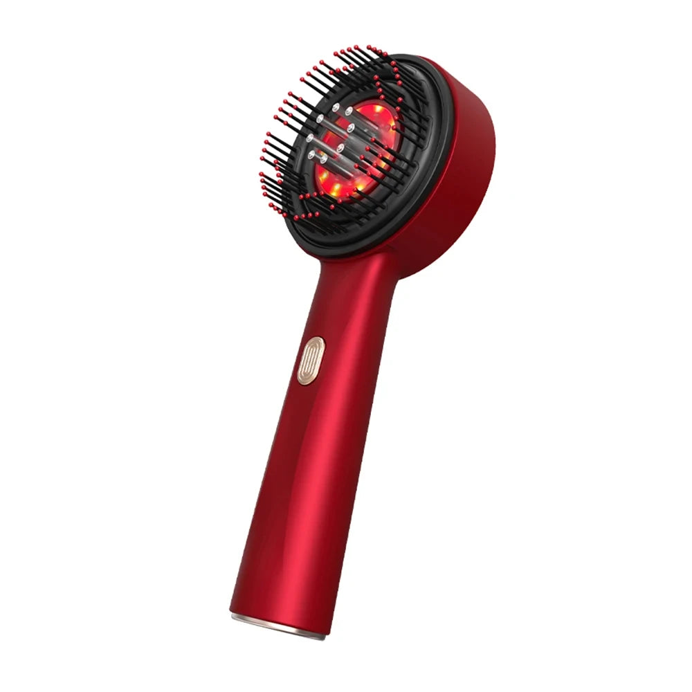 MyVira™ Electric Vibration Scalp Massage Comb — Red Light Therapy &amp; Liquid Oil Applicator