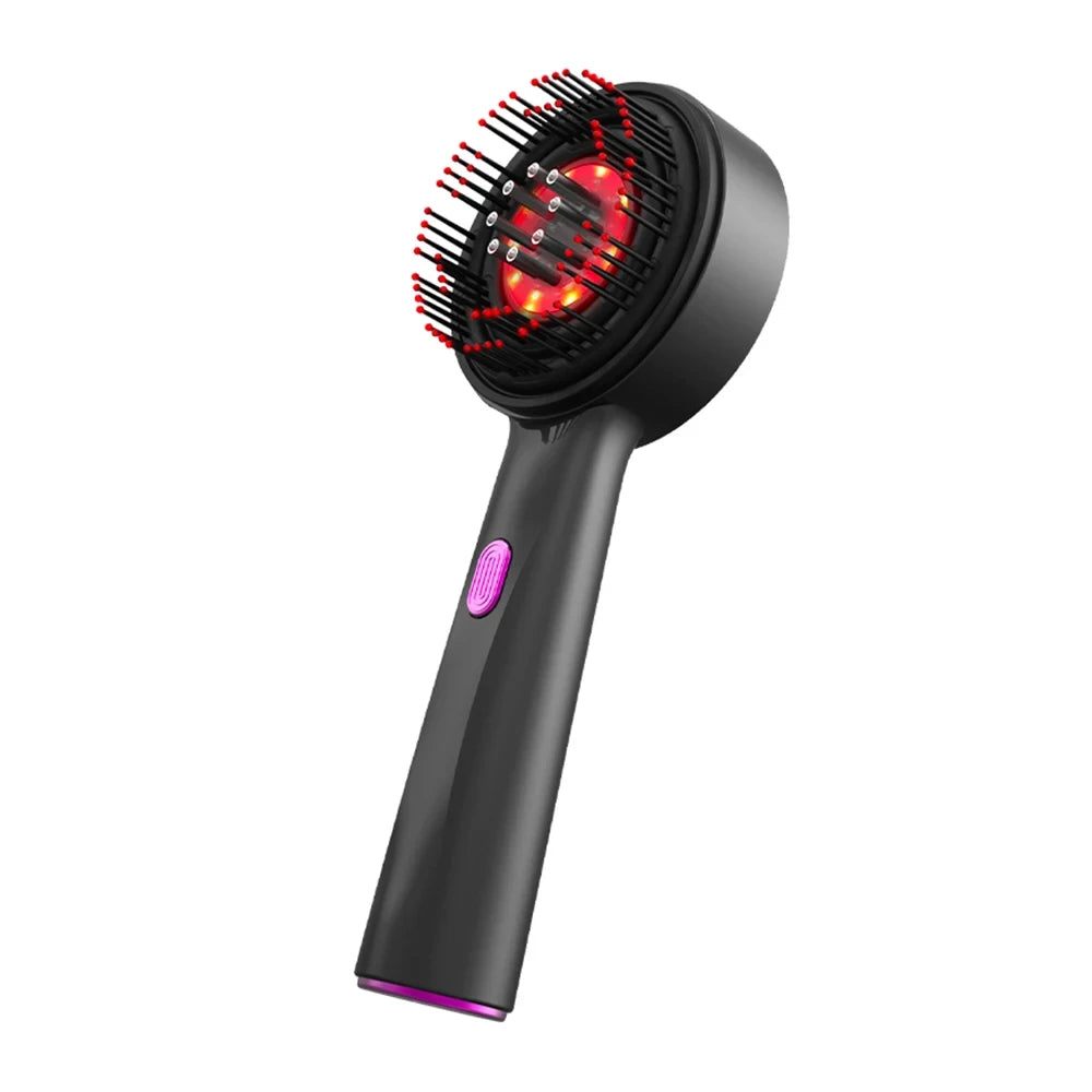 MyVira™ Electric Vibration Scalp Massage Comb — Red Light Therapy &amp; Liquid Oil Applicator