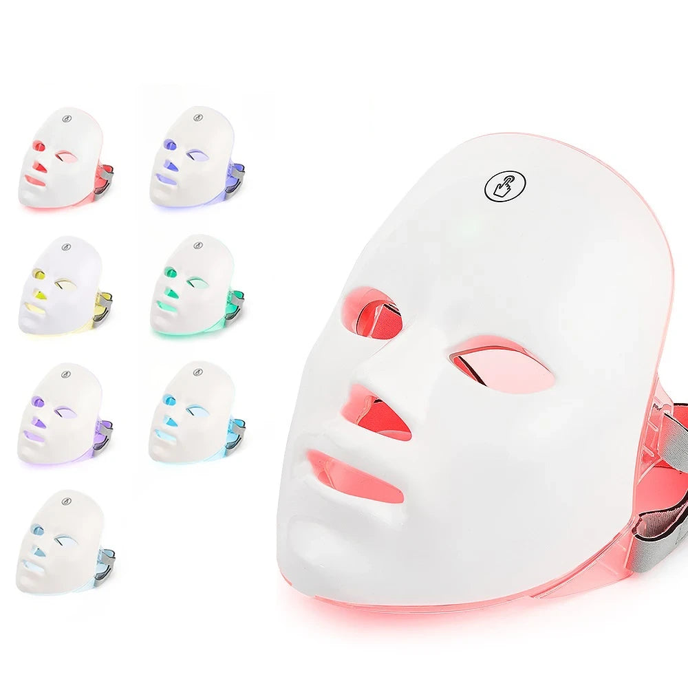 MyVira™ 7-Color LED Facial & Neck Light Therapy Mask