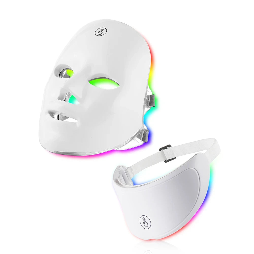 MyVira™ 7-Color LED Facial & Neck Light Therapy Mask