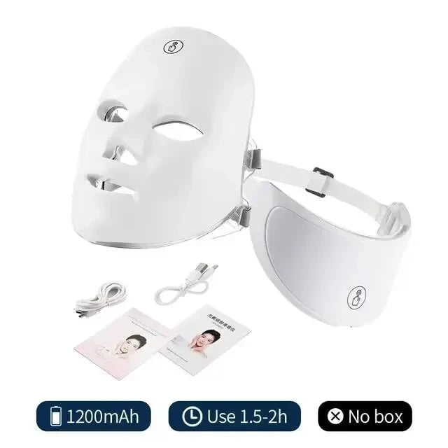 MyVira™ 7-Color LED Facial & Neck Light Therapy Mask