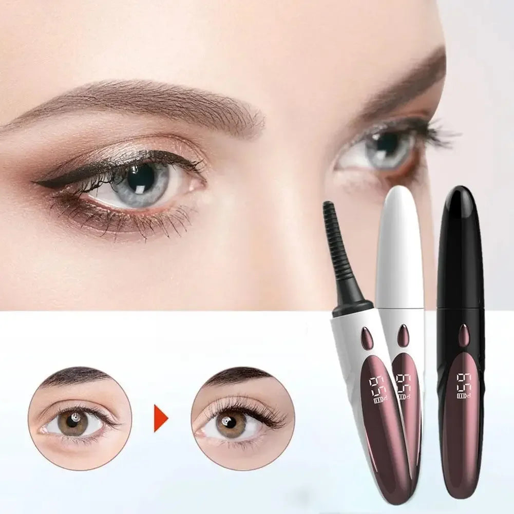MyVira™ Electric Heated Eyelash Curler — USB Rechargeable, 4-Mode Heat Control
