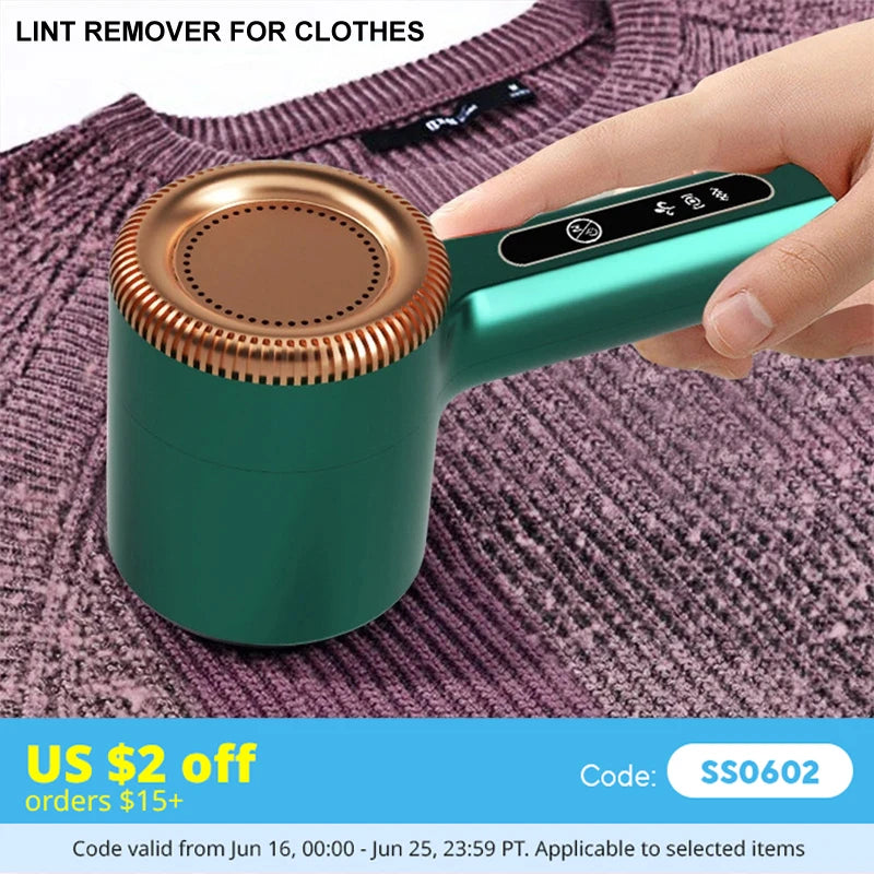 MyVira™ USB Rechargeable Lint &amp; Fuzz Remover