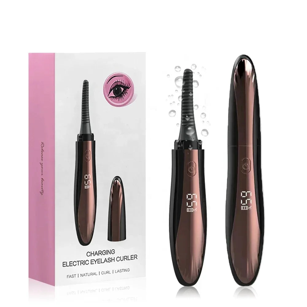MyVira™ Electric Heated Eyelash Curler — USB Rechargeable, 4-Mode Heat Control